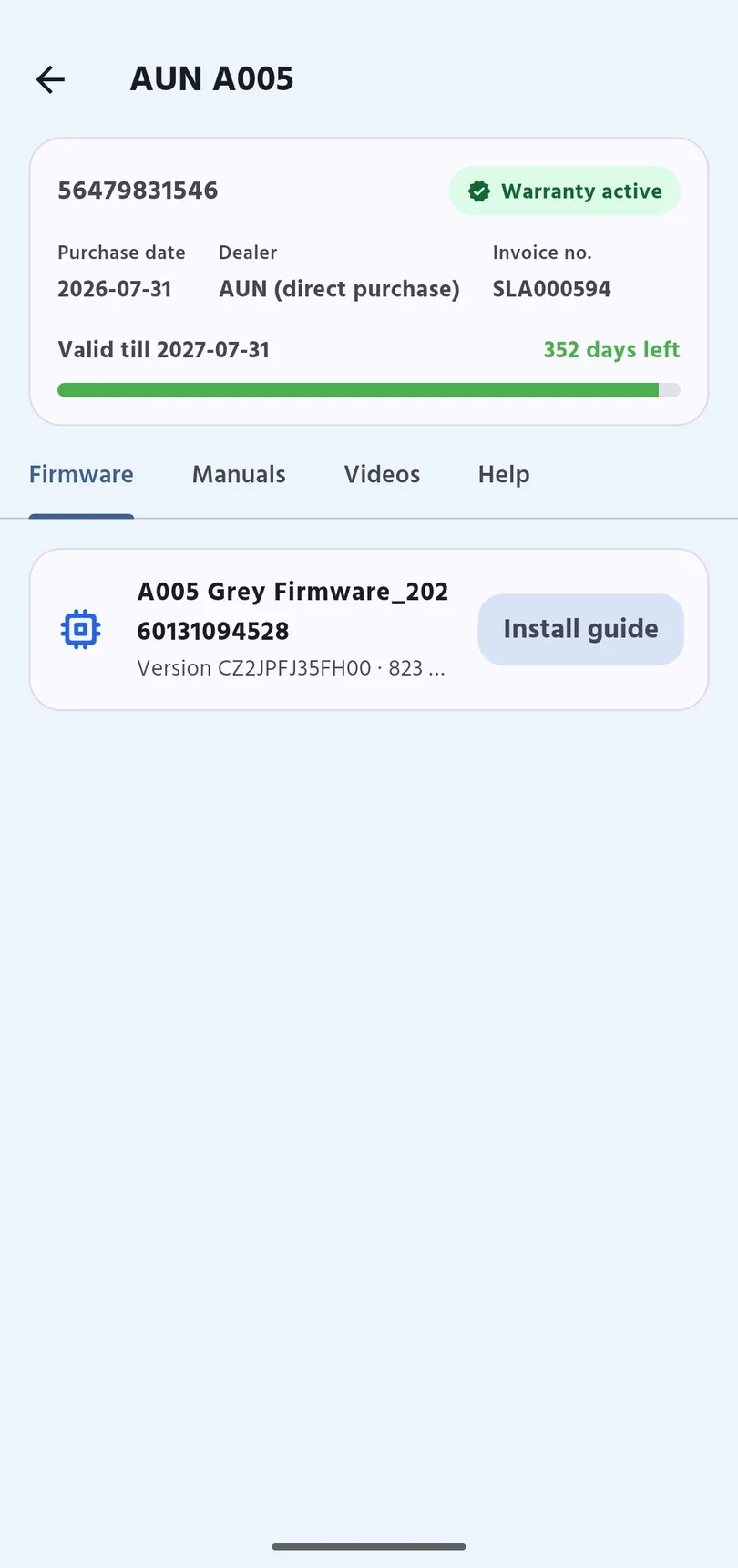 AUN Care App — Projector Warranty & Repair Tracking BD