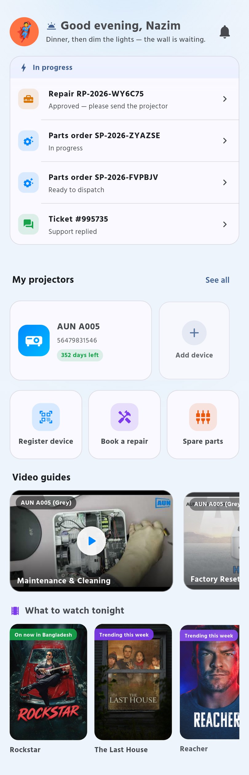 AUN Projector BD – Projector Shop In Bangladesh | Android, Full HD & 4K