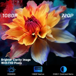 AUN A005 Full HD Home Cinema Android Projector Profile 2 | Projector Price in BD