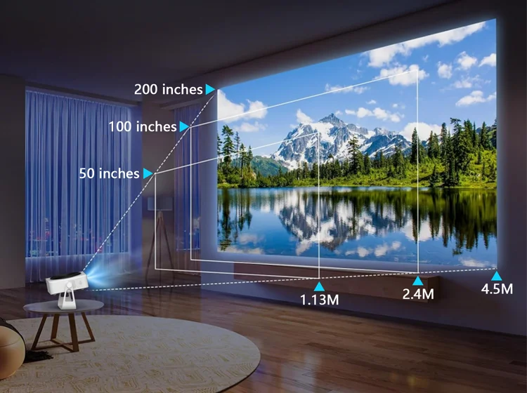 AUN A005 Projector Throw Ratio | Projector Price in BD