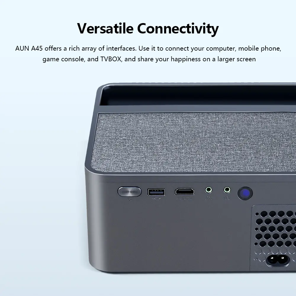 AUN A45 Full HD Home Cinema Android Projector | AUN Projector Bangladesh AUN A45 Full HD Home Cinema Android Projector - ছবি 5