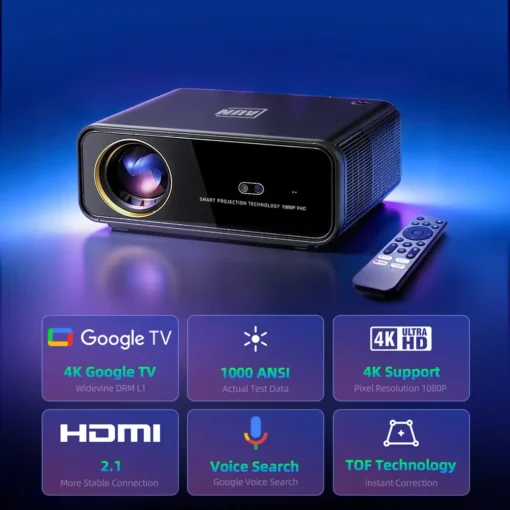 AUN U001 Pro Full HD Genuine Android TV Professional Projector 4K Support | AUN Projector Bangladesh AUN U001 Pro Full HD Genuine Android TV Professional Projector 4K Support | AUN Projector Bangladesh