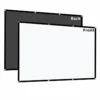 Portable Projector Screen Wrinkle-Free Black-Backed Indoor & Outdoor